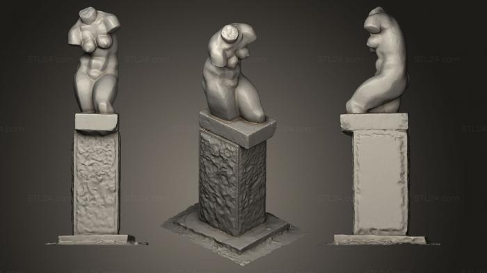 Anatomy of skeletons and skulls (Statue of a woman, ANTM_0050) 3D models for cnc